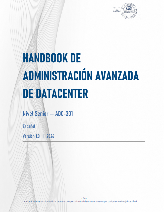 HANDBOOK ADMINISTRACION AVANZADA DE DATACENTER